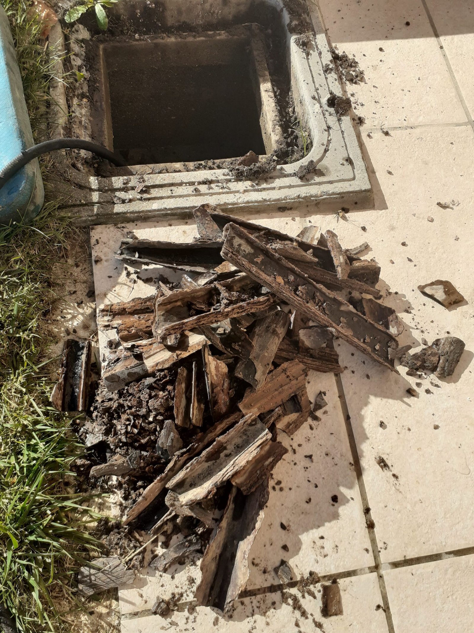 Extraction de bloc de calcaire curage haute pression